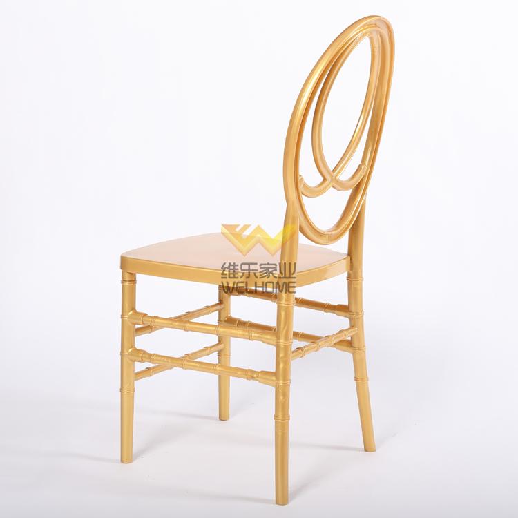 hotsale solid beech wood gold phoenix chair for wedding